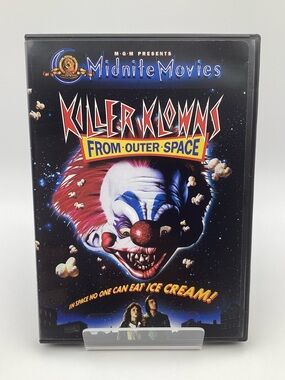 Killer Klowns From Outer Space DVD 1998 Sci-Fi Horror Comedy Midnite Movies